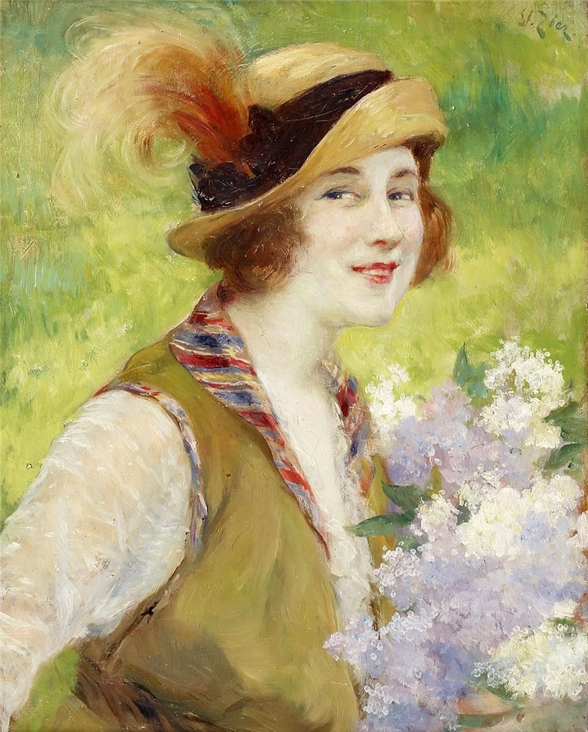 Ritratto di donna con cappello